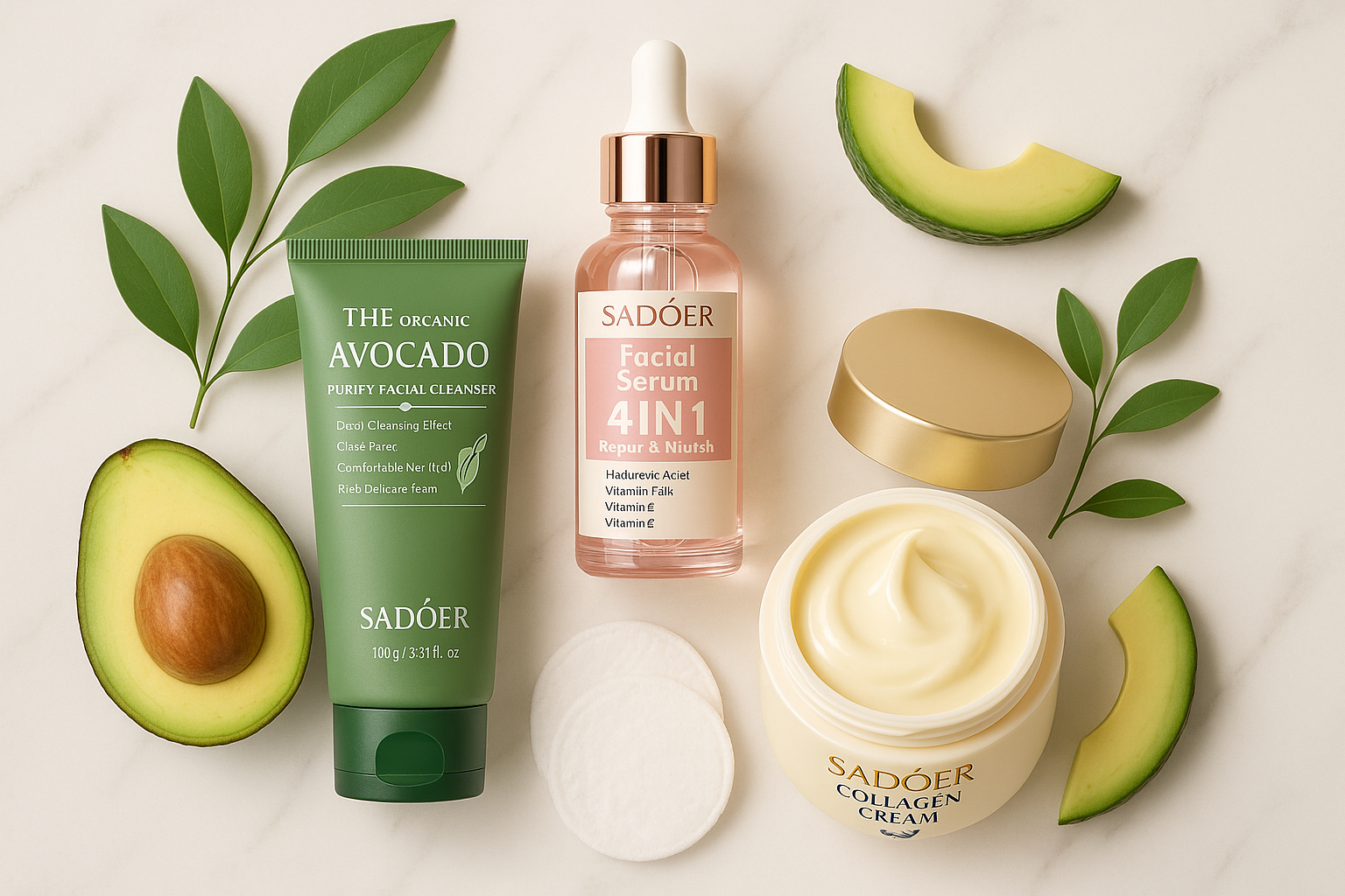 Rotina de Skincare SADÖER com Produtos Reais